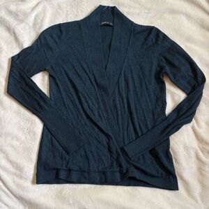 Zara Dark Teal Wrap Sweater
